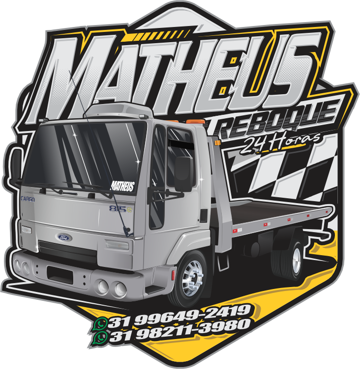Logomarca Matheus Reboque 24hrs